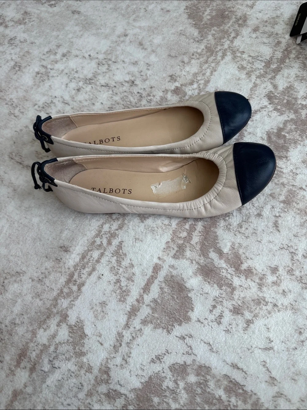Talbot’s Slip-On Round Toe Drawstring flats Shoes